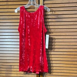 Body Wrappers Cherry Red Girls Bike-A-Tard Size 12-14